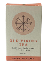 Load image into Gallery viewer, Old Viking Tea - Víkingate Innihald: earl grey og ætihvannarfræ