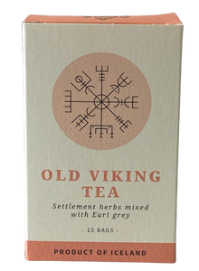 Old Viking Tea - Víkingate Innihald: earl grey og ætihvannarfræ