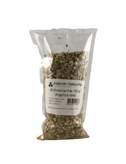 Angelica seed/ innihald: Ætihvannarfræ 100gr