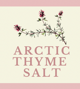 Arctic Thyme Salt/Blóðbergssalt 35gr innihald: salt og blóðberg