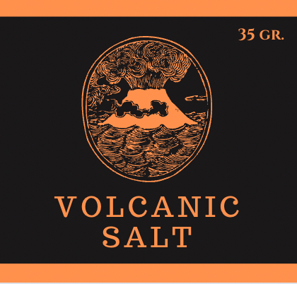 Volcanic Salt / innihald: salt og jurtakolefni
