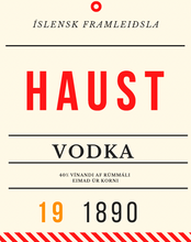 Load image into Gallery viewer, HAUST Vodka