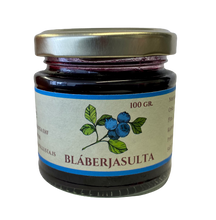 Load image into Gallery viewer, Blueberry jam/Bláberjasulta innihald: bláber, sykur og melatin